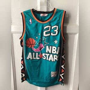 Mitchell & Ness 1996 Michael Jordan #23 Green/Orange All Star Basketball Jersey